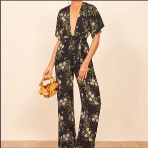 Reformation Jumpsuit in Lemongrass